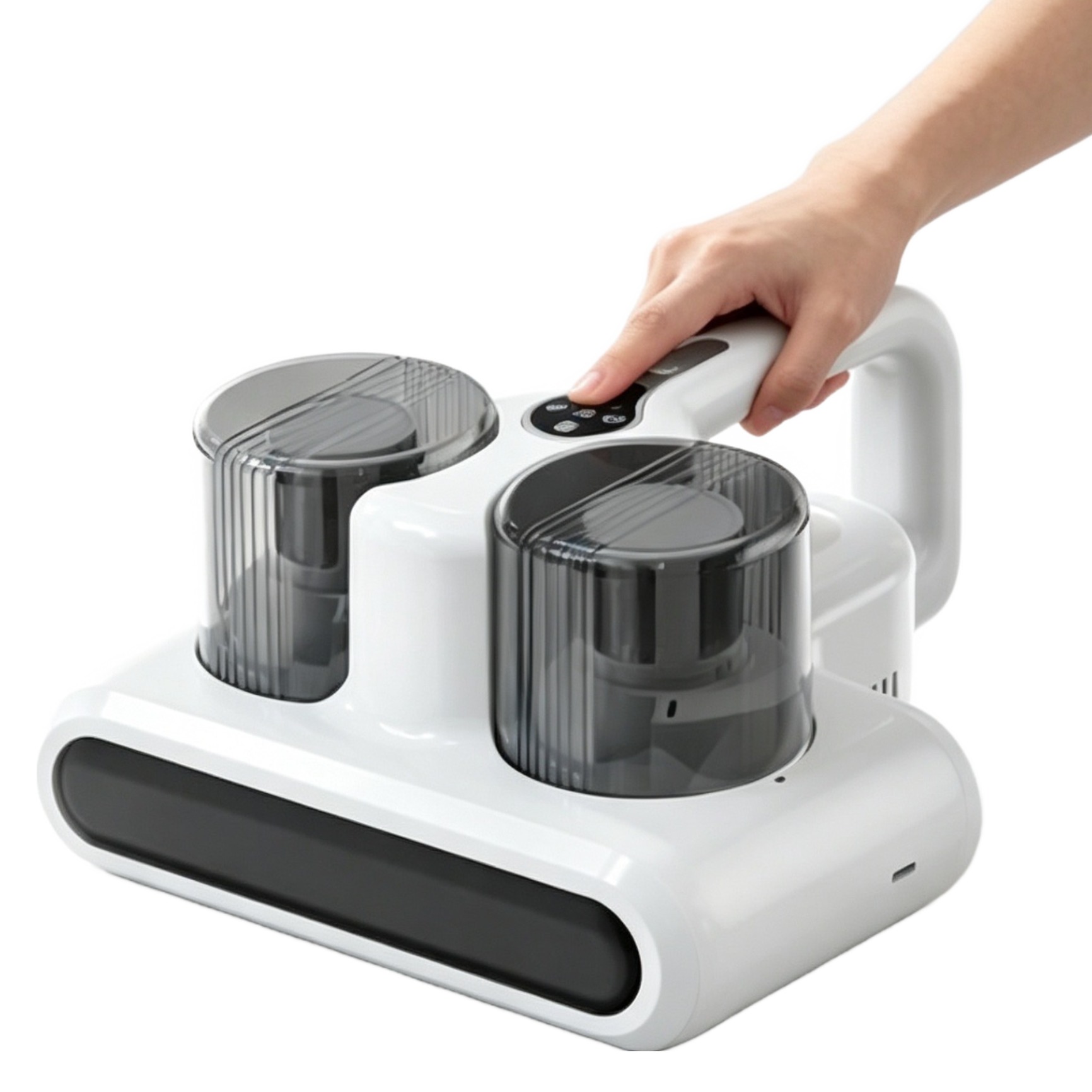 EXTEDRG 무선 침구 청소기 UV 살균 진드기 제거 듀얼 강력 흡입 헤파필터 침대 소파 카펫 침구 살균 청소기, 화이트, BS-805 89,800원