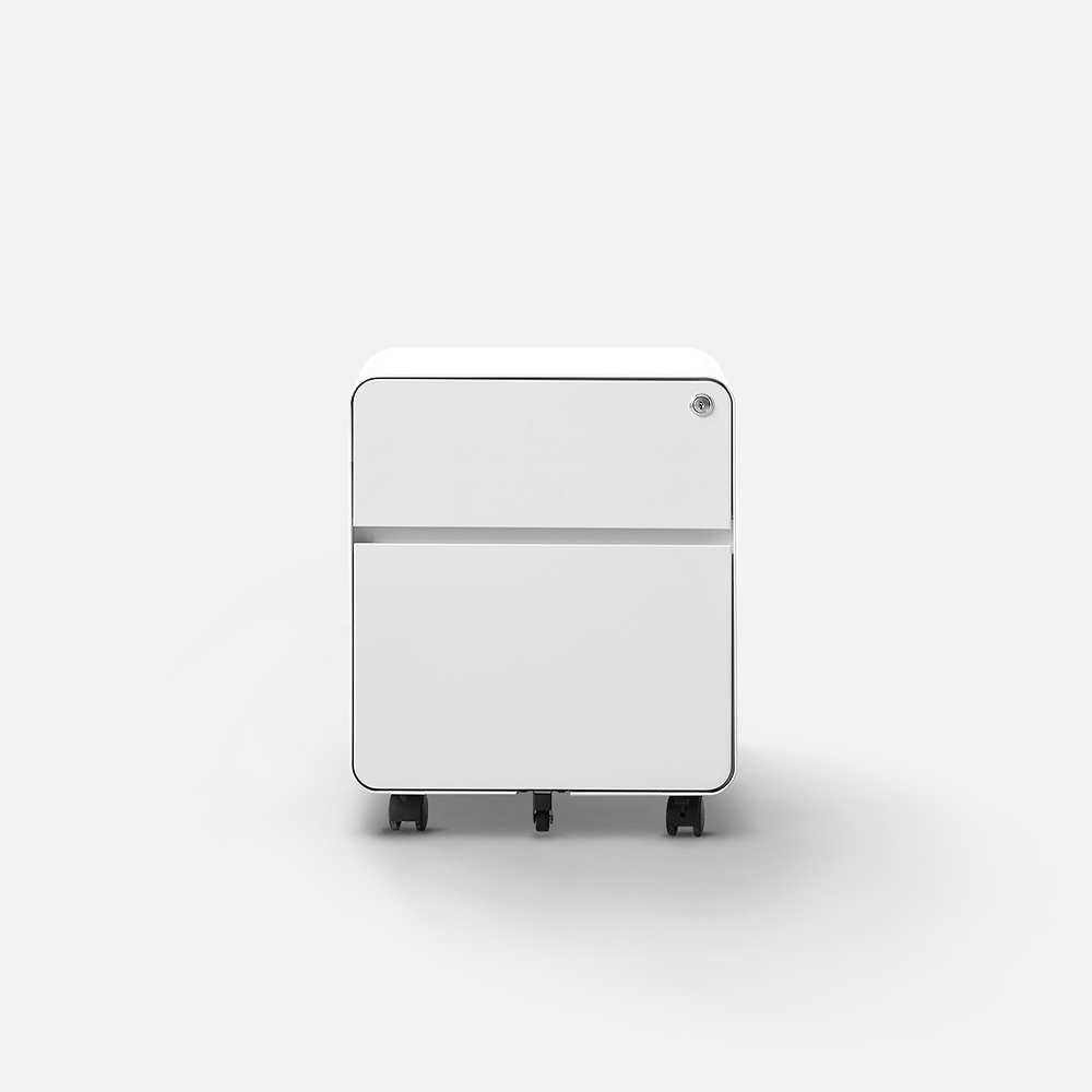 올즈 큐브 프리미엄 스틸서랍 와이드 400, 화이트, 2단 149,230원