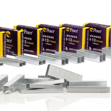 평화 H-13스테플러심 6~24mm/스테이플러심/호치케스심/스템플러심/스태플러심/타카/스탬플러/타카침/스테플러심/손타카/공구 6,700원