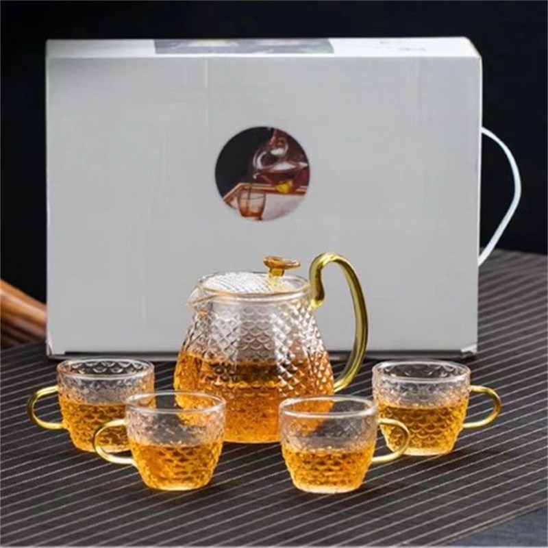 ChenHao 내열유리 티포트 + 찻잔 세트 19,800원