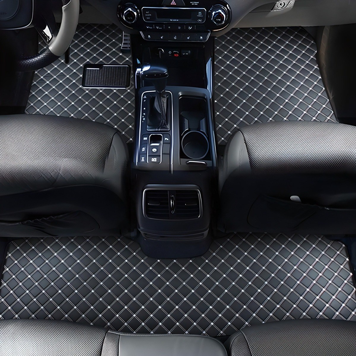 지엠지모터스 자동차 매트 카매트 퀼팅 가죽 바닥 장판 시공 효과 1열 2열 플로어 호환매트 39,800원