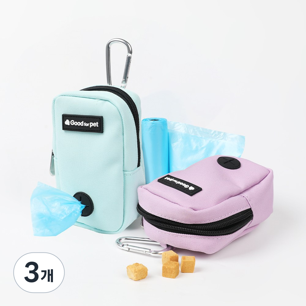 굿포펫 강아지 간식가방 트릿백, 3개, 민트 26,710원