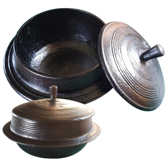 인덕션겸용 길들인 전통방식 무쇠 가마솥16인용 28cm 128,140원