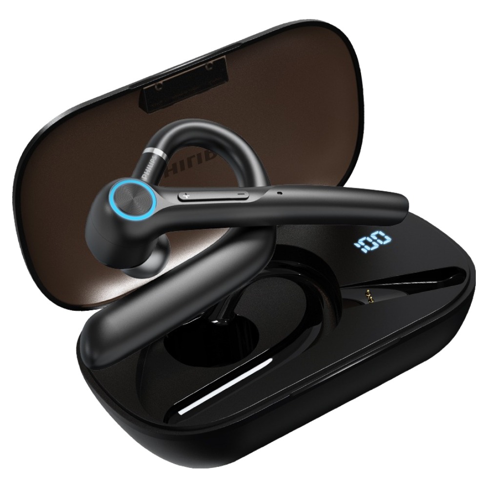 필립스 핸즈프리 무선 블루투스 이어셋, TAL4000, 블랙 59,000원