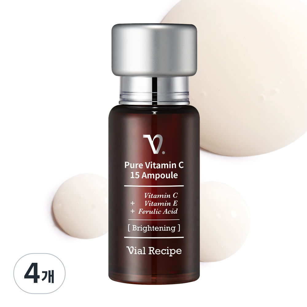 바이알레시피 순수 비타민C 앰플 기미 잡티 흑자 검버섯 색소침착 미백앰플 항산화 CE페룰릭 112,290원