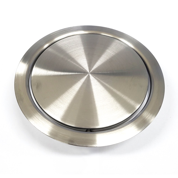 쓰레기통 투입구 뚜껑 덮개 뱅뱅이 뱅글이 휴지통 사각 링 원형 회전 스텐 PVC, 1개 36,000원