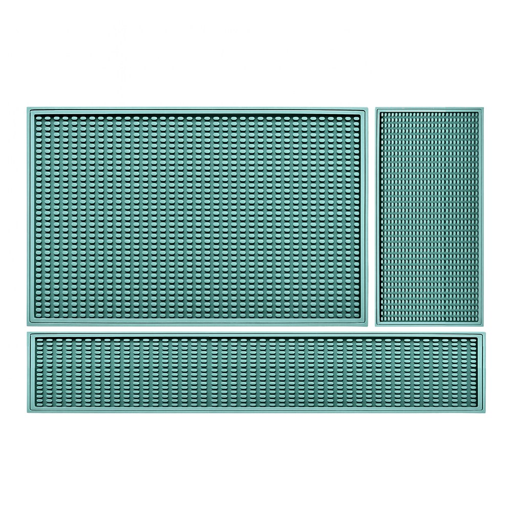 아띠꼴로 주방 실리콘 드라잉매트 식기 건조매트 설거지 건조대 접이식, 그린빈, 1단 18,500원
