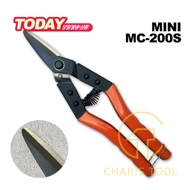 미마쯔 메탈컷 가위 미니 MC-200S 평직선 철판 원예 플라스틱 절단 만능 다목적 다용도 함석 가위 일제 일본 미마츠 MIMATSU 카리스툴 20,900원