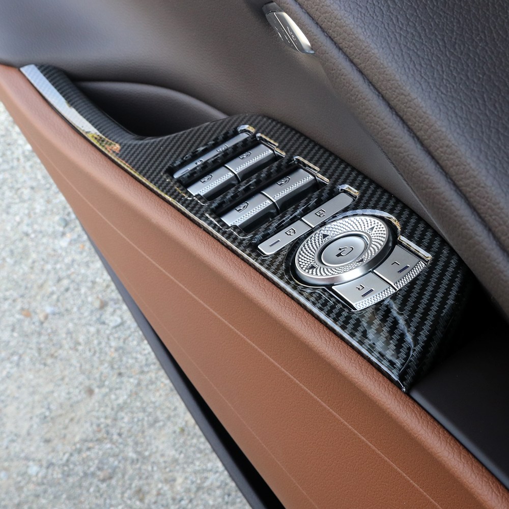 더블랙 호환 G80 RG3 튜닝 용품 윈도우스위치 커버 카본 몰딩 호환 41,500원