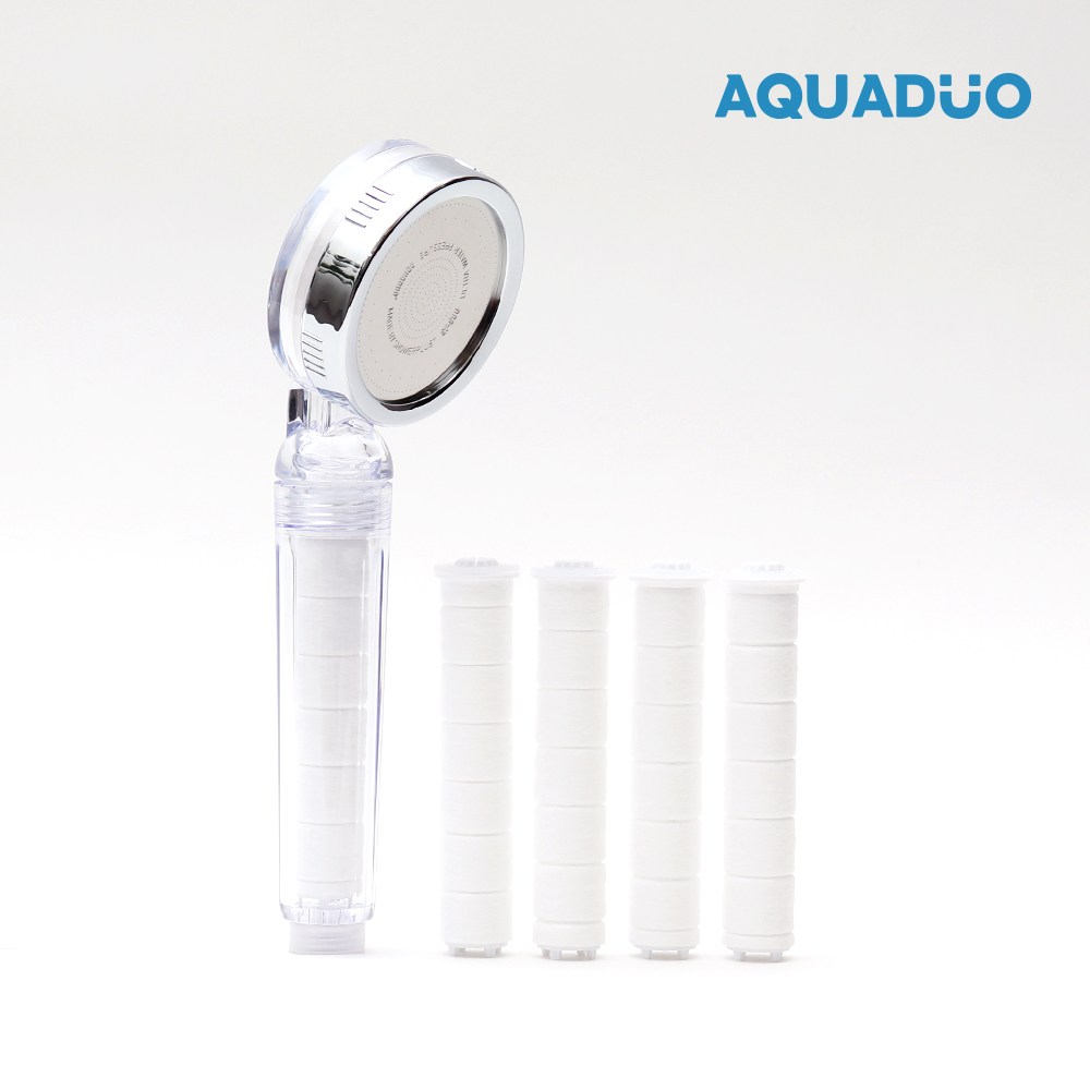 아쿠아듀오 SF-580 샤워기필터+녹물필터 4ea, 1개 37,590원