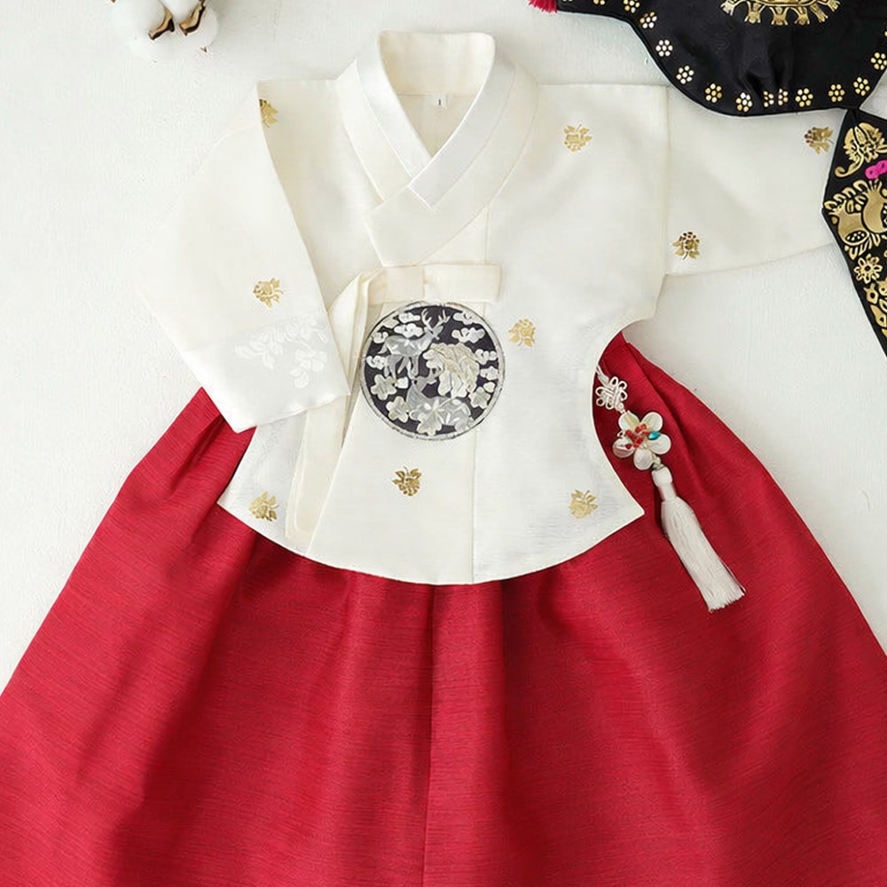 금박당의 빨강치마 고급 여아한복 (백일~10호) 어린이 키즈 돌한복 유아 아동한복 74,000원