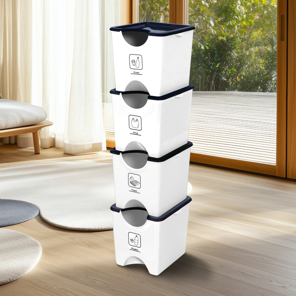 플라팜 에코홀릭 4단 분리수거함, 화이트 20,610원