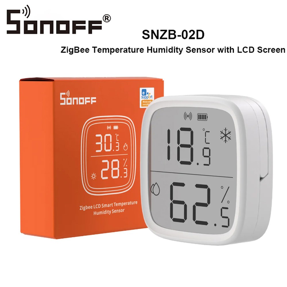SONOFF SNZB CE 온습도 브리지 HOME 지그비 2.5인치 지원 ALEXA 화면 센서 LCD 02D EWELINK 24,800원