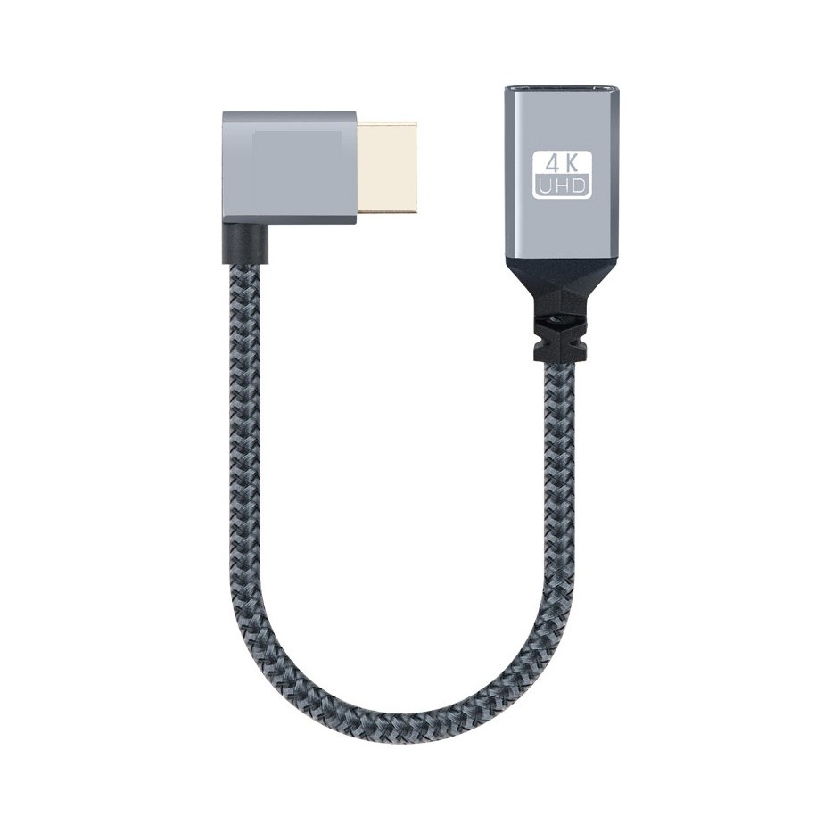 컴스마트 HDMI 연장케이블 젠더 MF 4K 60Hz UHD 꺾임형 15cm, 1개, HDMI 연장케이블 꺾임형-[IH693] 7,900원