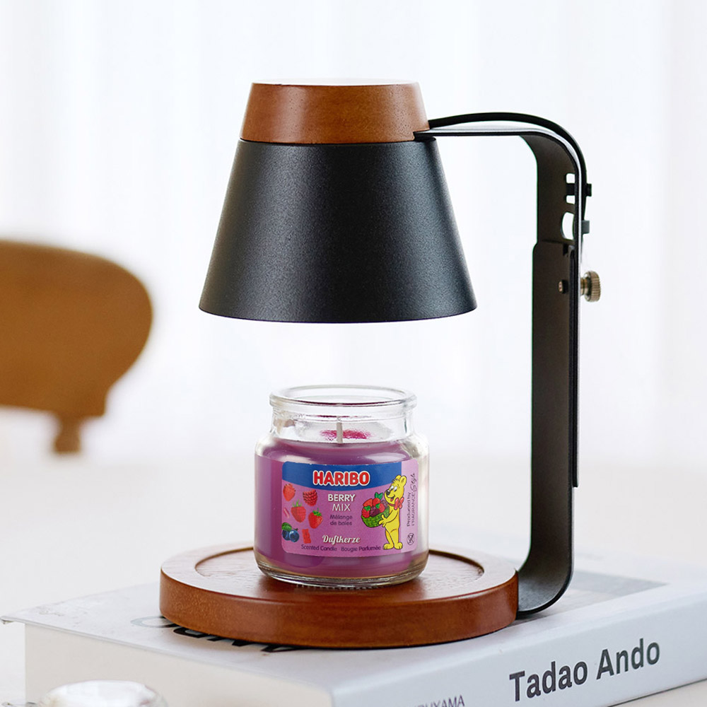 에인디 아르볼 우드 타이머타입 캔들워머 + 하리보 캔들 새콤달달 스몰자 85g 세트 38,500원