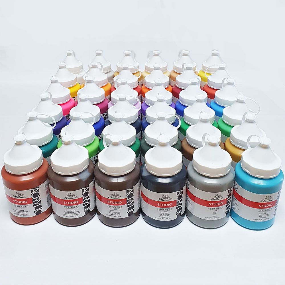 아크릴물감 STUDIO 250ml 36색세트/ 학교 학원 화실 문화센터 대용량 미술준비물 공예 만들기 인테리어재료 236,000원