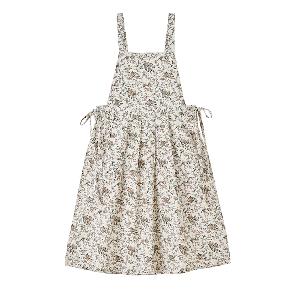 젊은이마켓 플라워 옆트임 린넨 앞치마, 베이지, 1개 13,500원