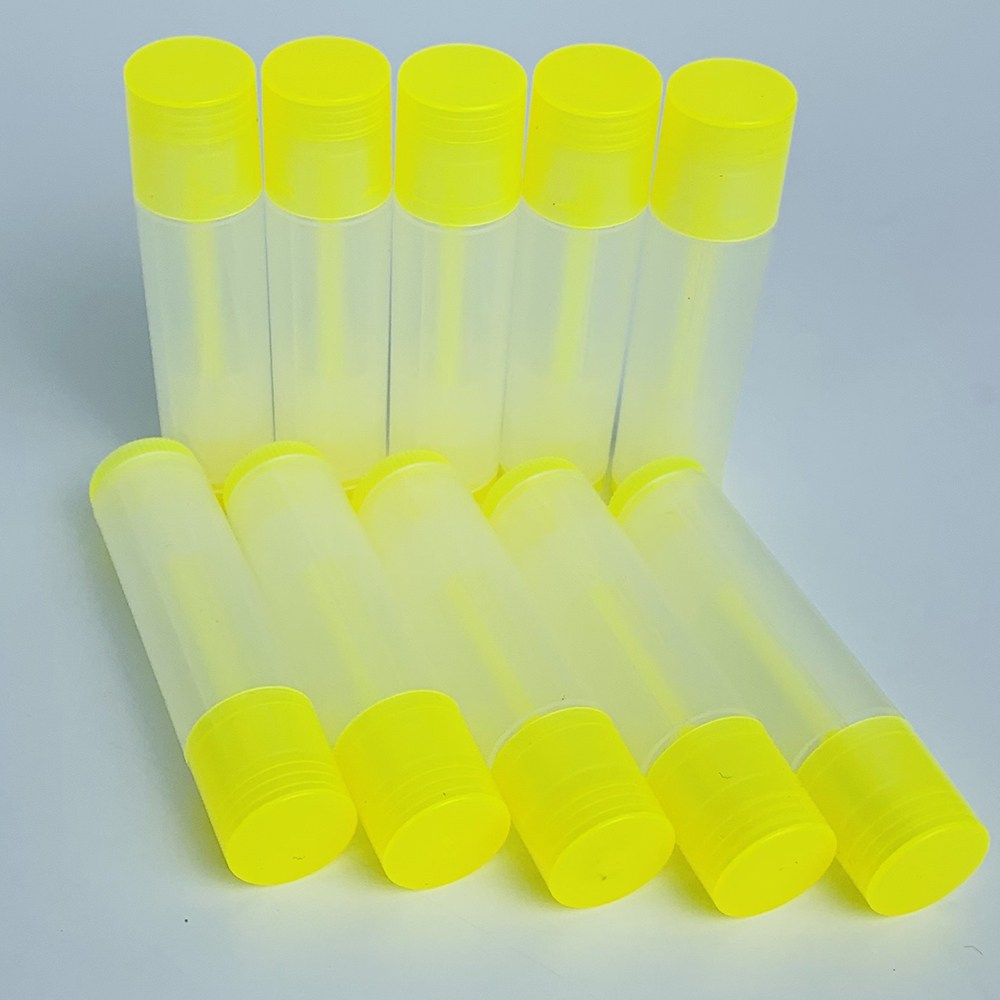 [더위치]노랑색 립밤용기 5ml 10개 컬러 립글로스 스틱용기 고체향수 용기 챕스틱 6,000원
