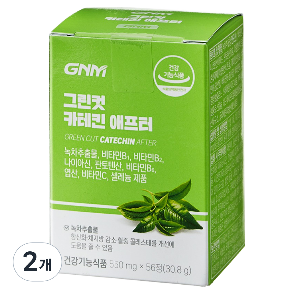 자연의품격 그린컷 카테킨 애프터 30.8g, 56정, 2개 24,860원