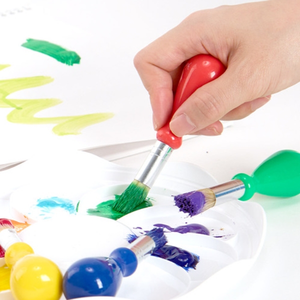 캐스B 아트스쿨 물방울유아붓4종 (2635) / 미술놀이 어린이붓 5,250원