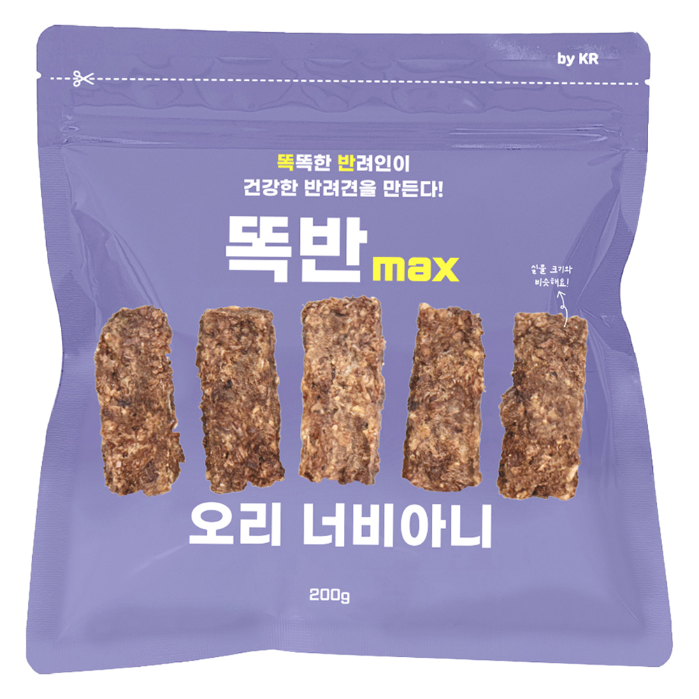 똑반 강아지 수제간식, 1개, 200g, 오리 너비아니 14,900원