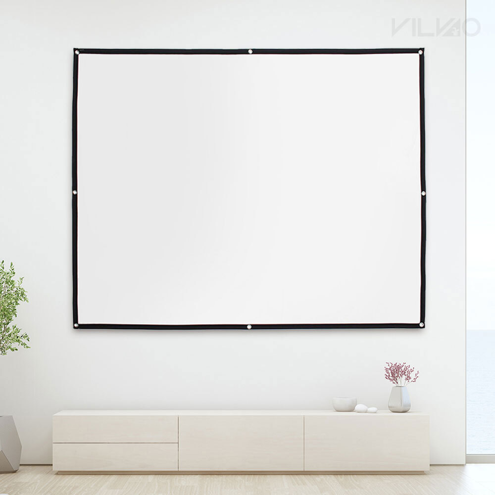 빌바오 이동형 빔프로젝터 스크린 203x152cm 4:3비율 캠핑빔프로젝터 13,000원