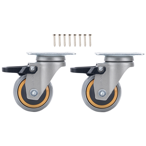 철물파크 도무스 고급 베어링 무소음 우레탄 고중량 바퀴 회전 브레이크 12,900원