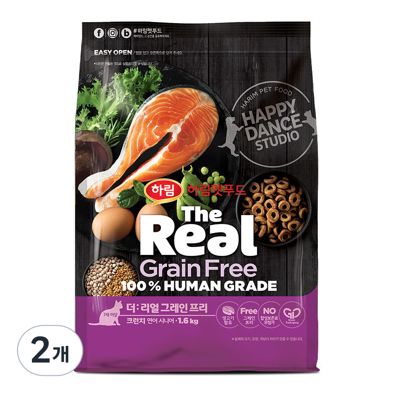 하림펫푸드 시니어 더리얼 캣 그레인프리 크런치 건식사료 72,000원