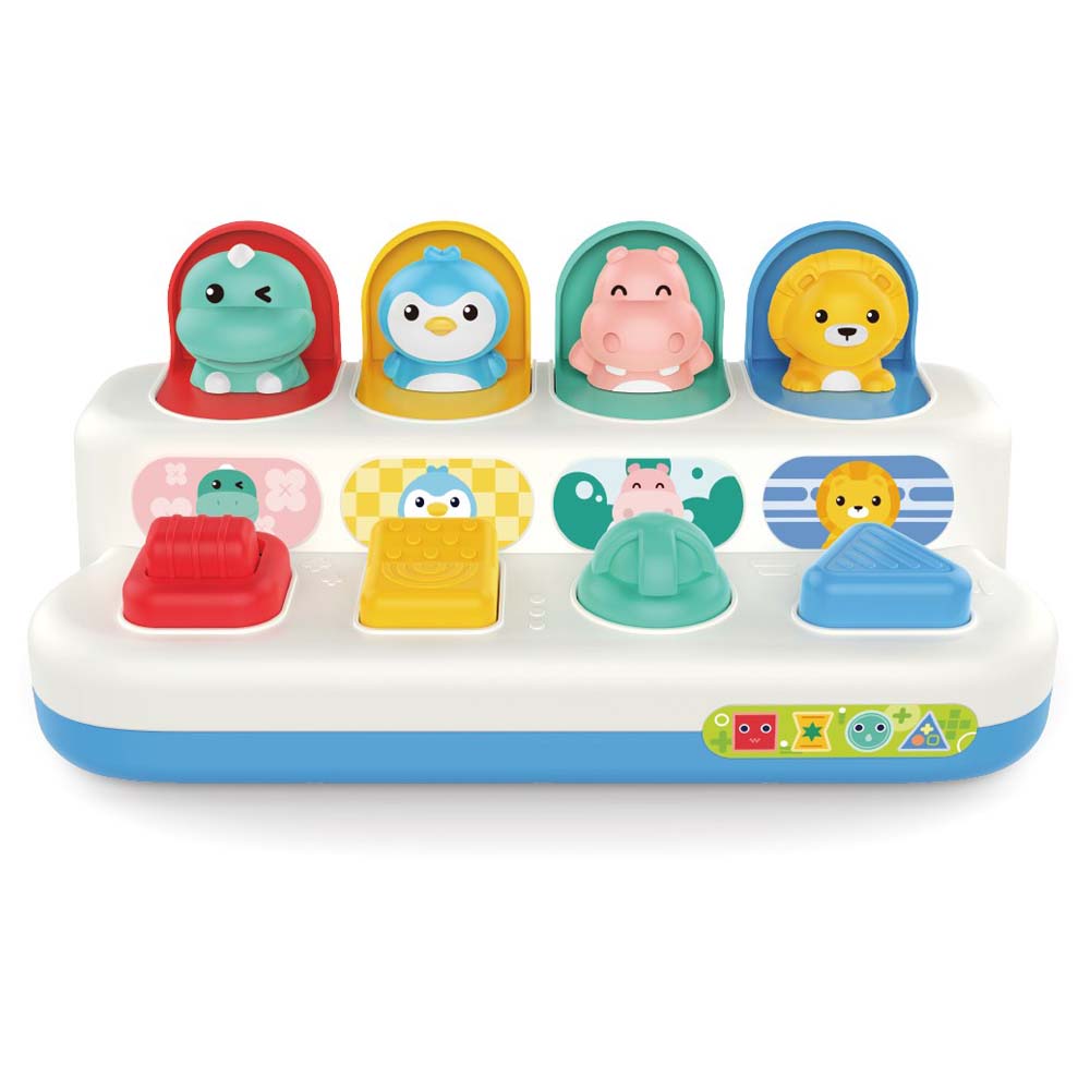 하늘썬별 유아용 팝업 동물친구 터치 까꿍놀이, 흰색등, 1개 13,900원