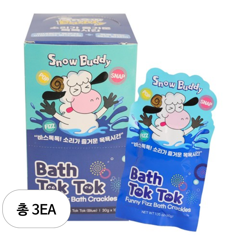 스노우버디 바스톡톡 입욕제 블루 아쿠아 10p 146,970원