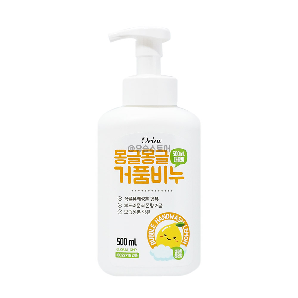 오릭스 몽글몽글 거품비누 핸드워시 500ml, 500ml, 3개 12,300원
