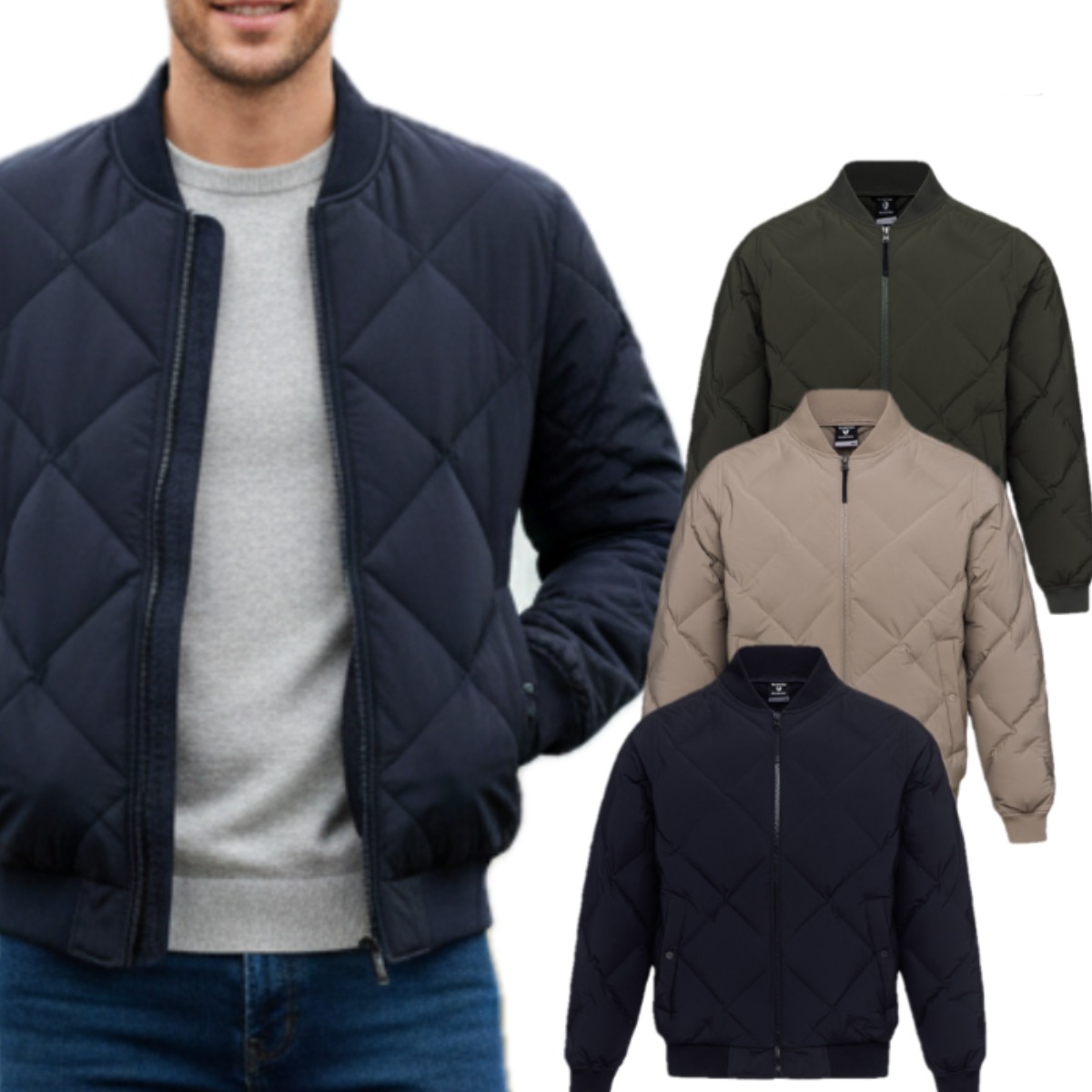 [백화점 출고] 블랙야크 남성 경량패딩 봄버 다운자켓 279,000원