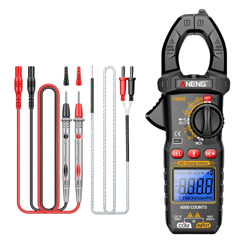 FNIRSI DMC-100 DC AC 전류 클램프 미터 10000 카운트 디지털 멀티 600A NCV 전기 도구 20,800원