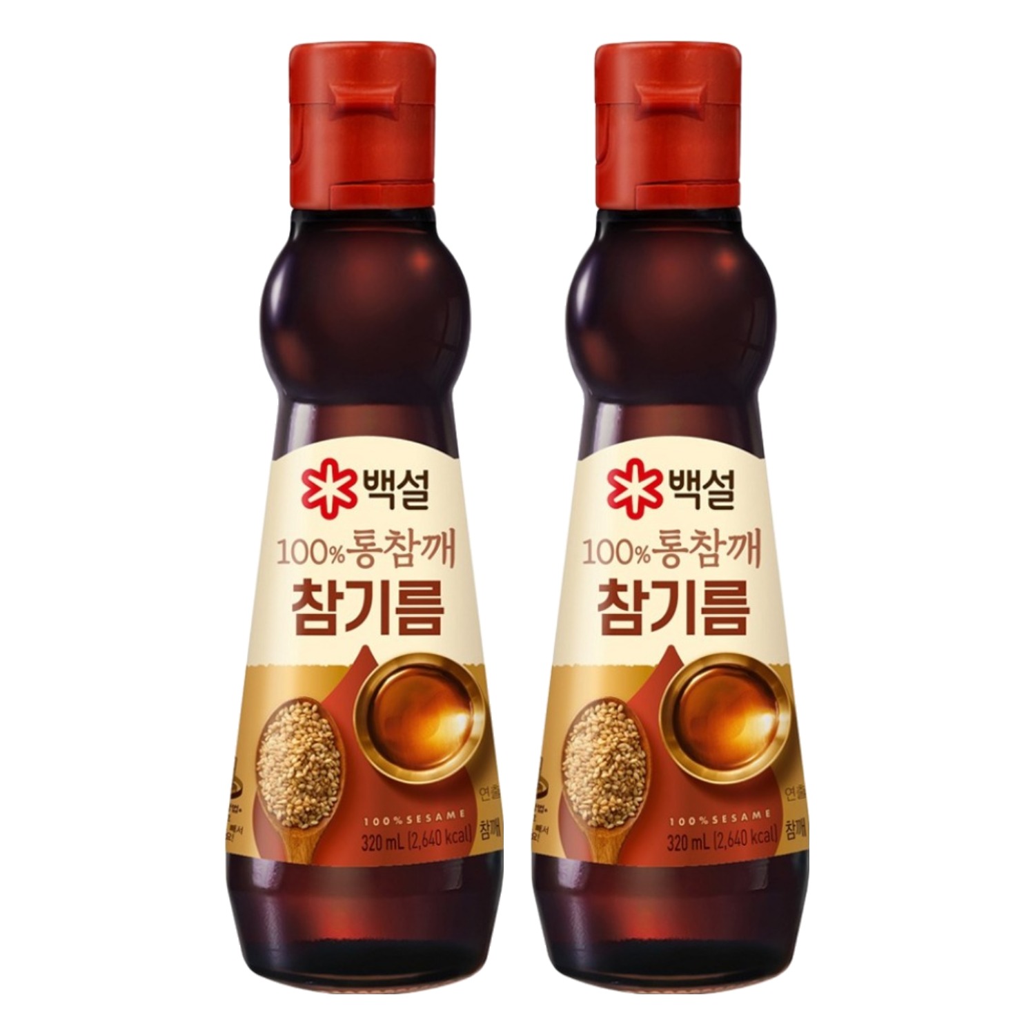 백설 100% 통참깨 참기름, 320ml, 2개 17,150원