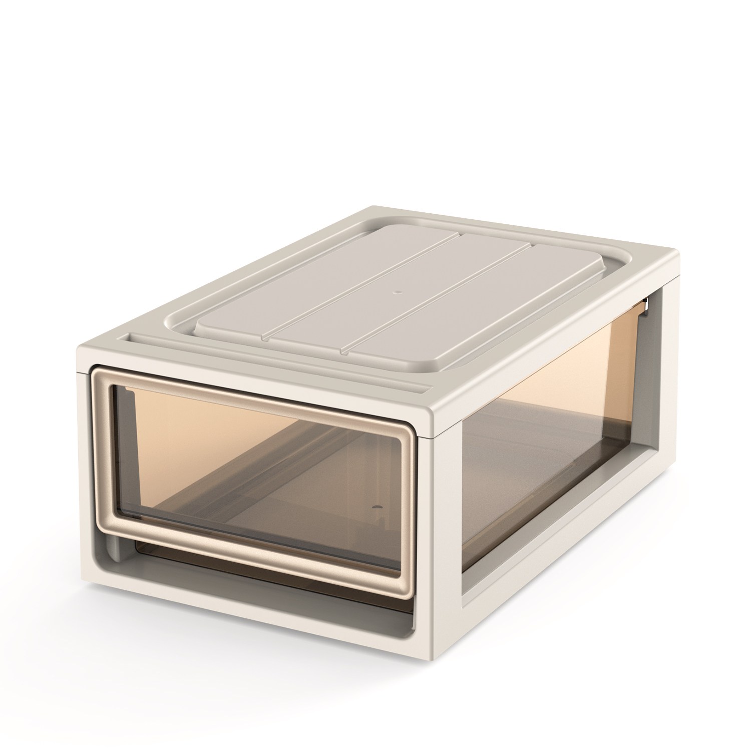 다용도 투명창 서랍 플라스틱 수납 정리함 슬라이딩 리빙박스 10L 16L 18,900원