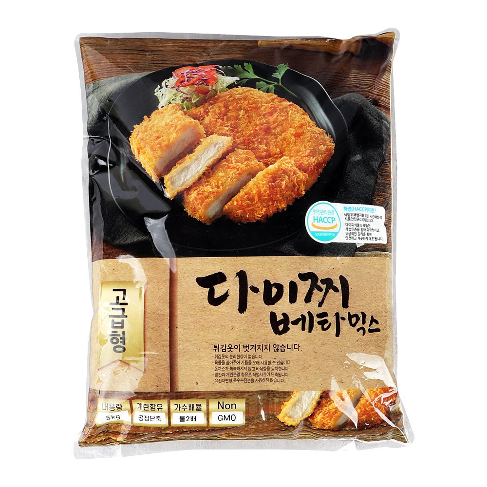 국내제조 다이찌 돈까스 베타믹스 고급형 5kg 35,900원