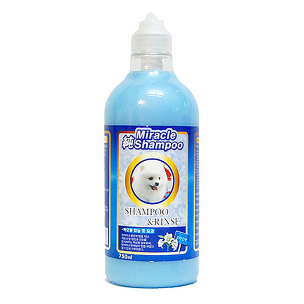 미라클 순 강아지 샴푸린스 겸용 750ml-백모용 5,100원