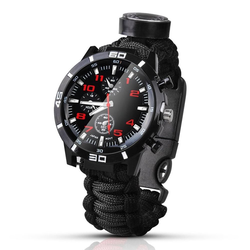 나침반팔찌 등산 손목 나침반 시계 서바이벌 생존시계 M12502 7,610원