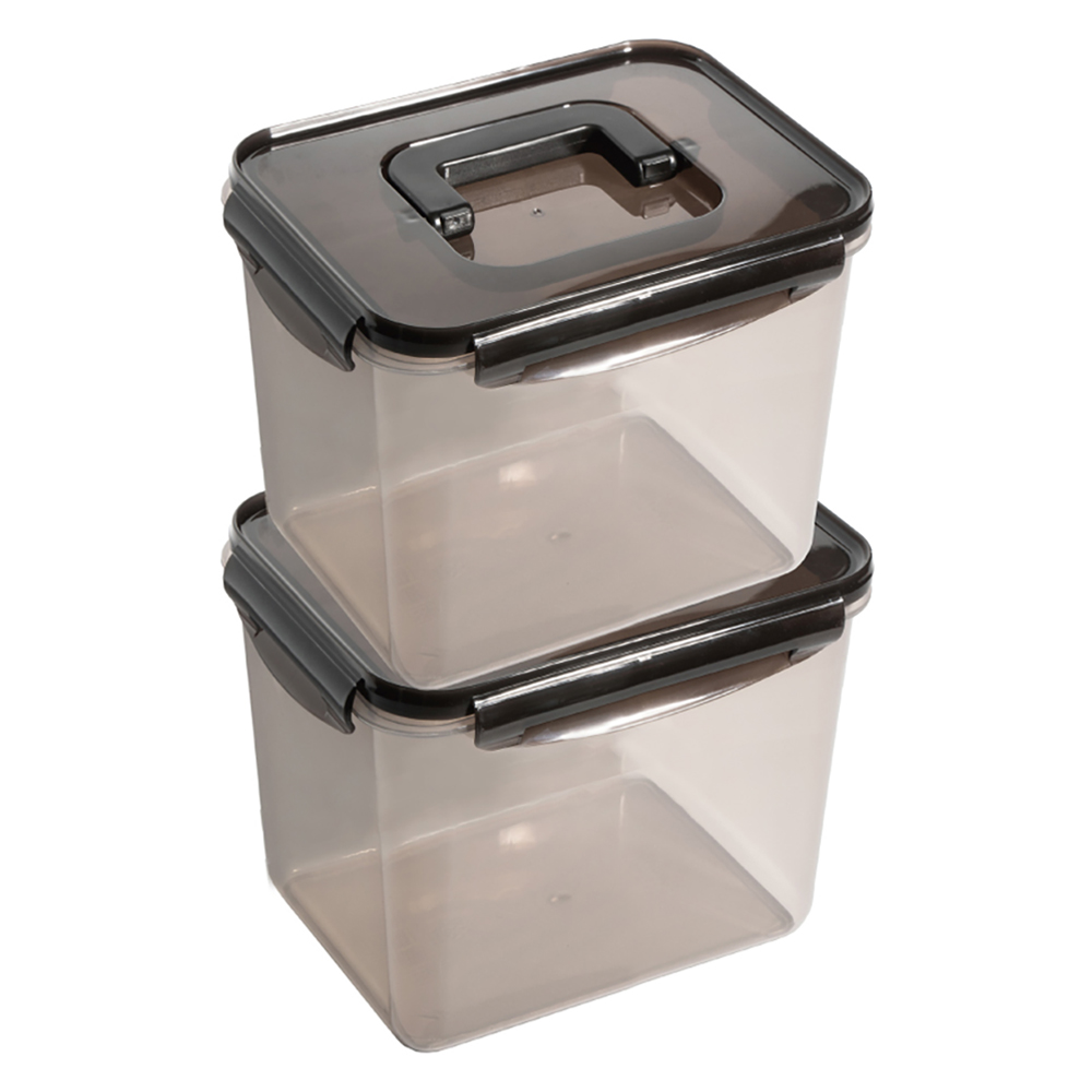 나누담 더 단단한 김치통 블랙 핸디형, 3L, 2개 10,900원