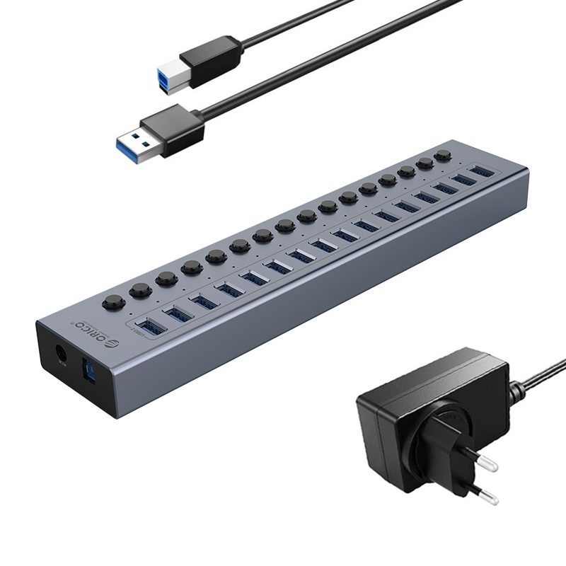 오리코 16포트 유전원 USB허브 122,250원