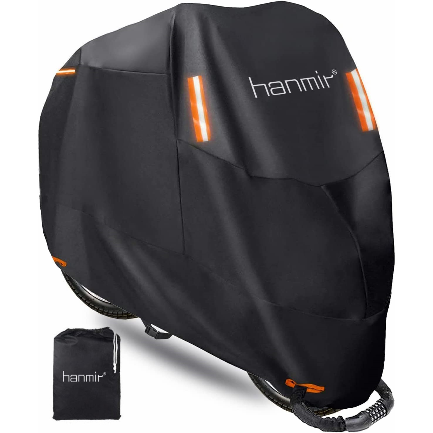 hanmir 오토바이 방수 커버, 1개, 블랙 21,900원