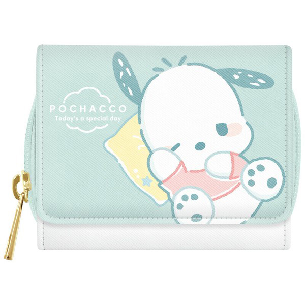 [일본 직수입] 산리오 50주년 스페셜, 잠꾸러기 3단 지갑 (포차코) 38,000원