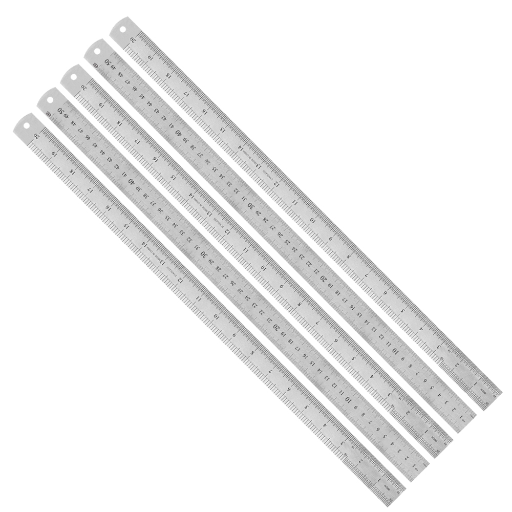 스텐레스 직자 500mm 철자 스틸자 A타입 50cm  - 두께 0.35mm 7,700원