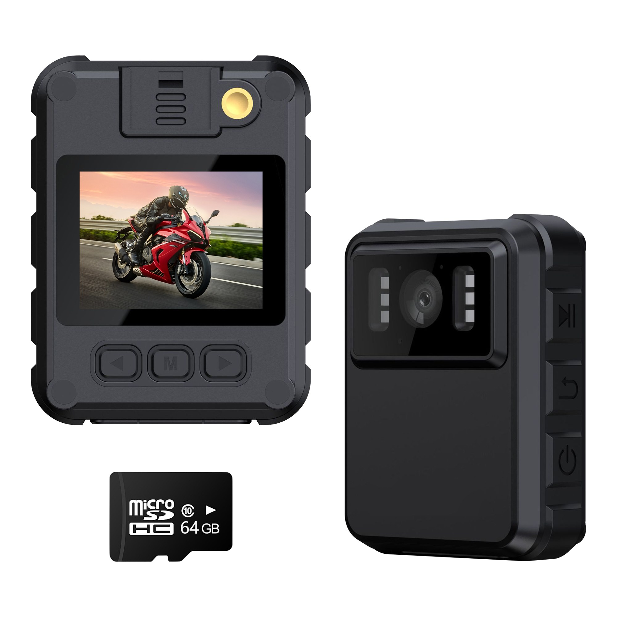 RUNDX 고화질 2K 자전거 블랙박스 본체방수 오토바이 액션캠 10시간 녹화 52,800원