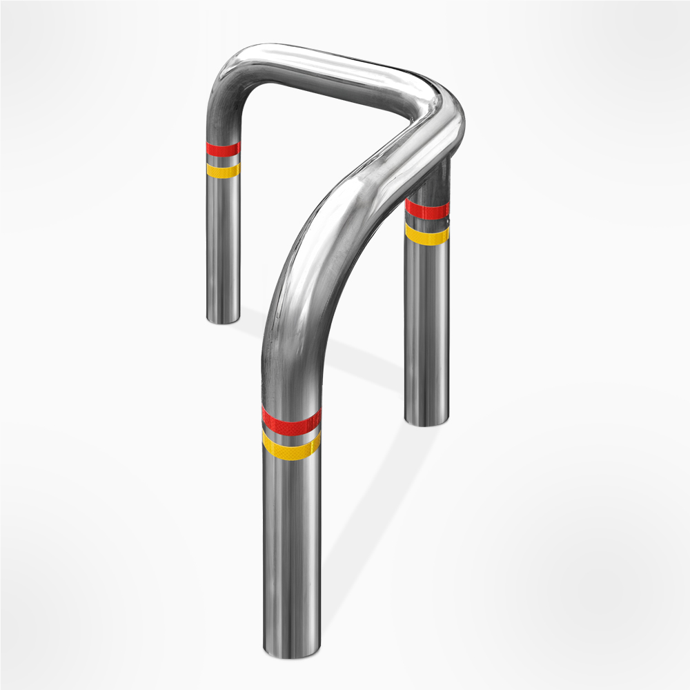 스텐 L자 코너가드 (다리발 3개) 주차장 물류창고 코너가드 충돌 충격 방지 기둥보호대 코너보호대, 매립식, 1개 122,900원