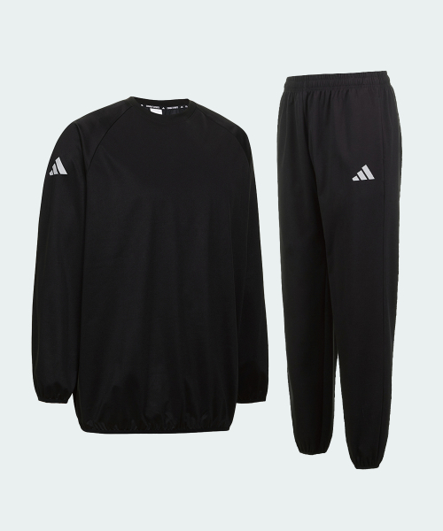 매장정품 아디다스 ADIDAS COMBAT SPORTS 크루넥 사우나 수트 땀복 세트 - 블랙 (블랙 코팅) ADISS02B 148525 72,300원
