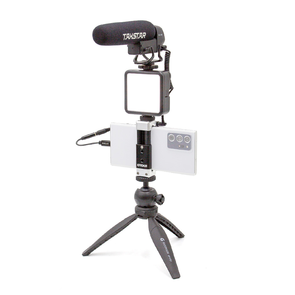 스마트폰 프로 촬영 세트 휴대폰 촬영용 삼각대 조명 마이크 유튜브 브이로그 촬영 필수용품 1인미디어 개인방송, 1개 115,000원