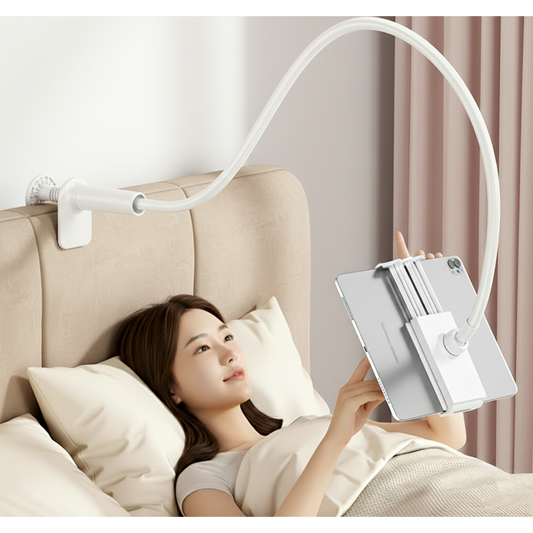 에블모어 100CM 흔들림없는 침대 태블릿 핸드폰 거치대, 화이트, 1개 9,900원