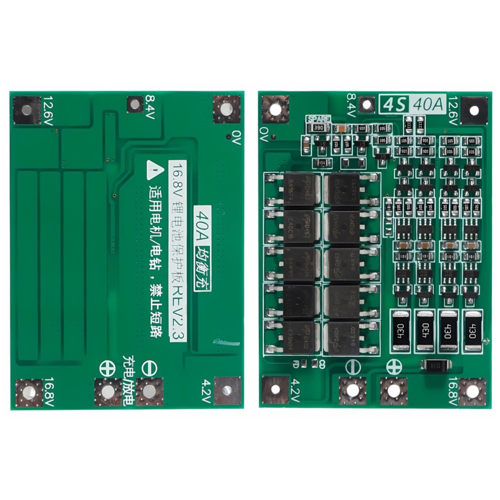 18650 리튬배터리 보호회로 BMS 3S 4S 40A 60A, 1개 1,720원