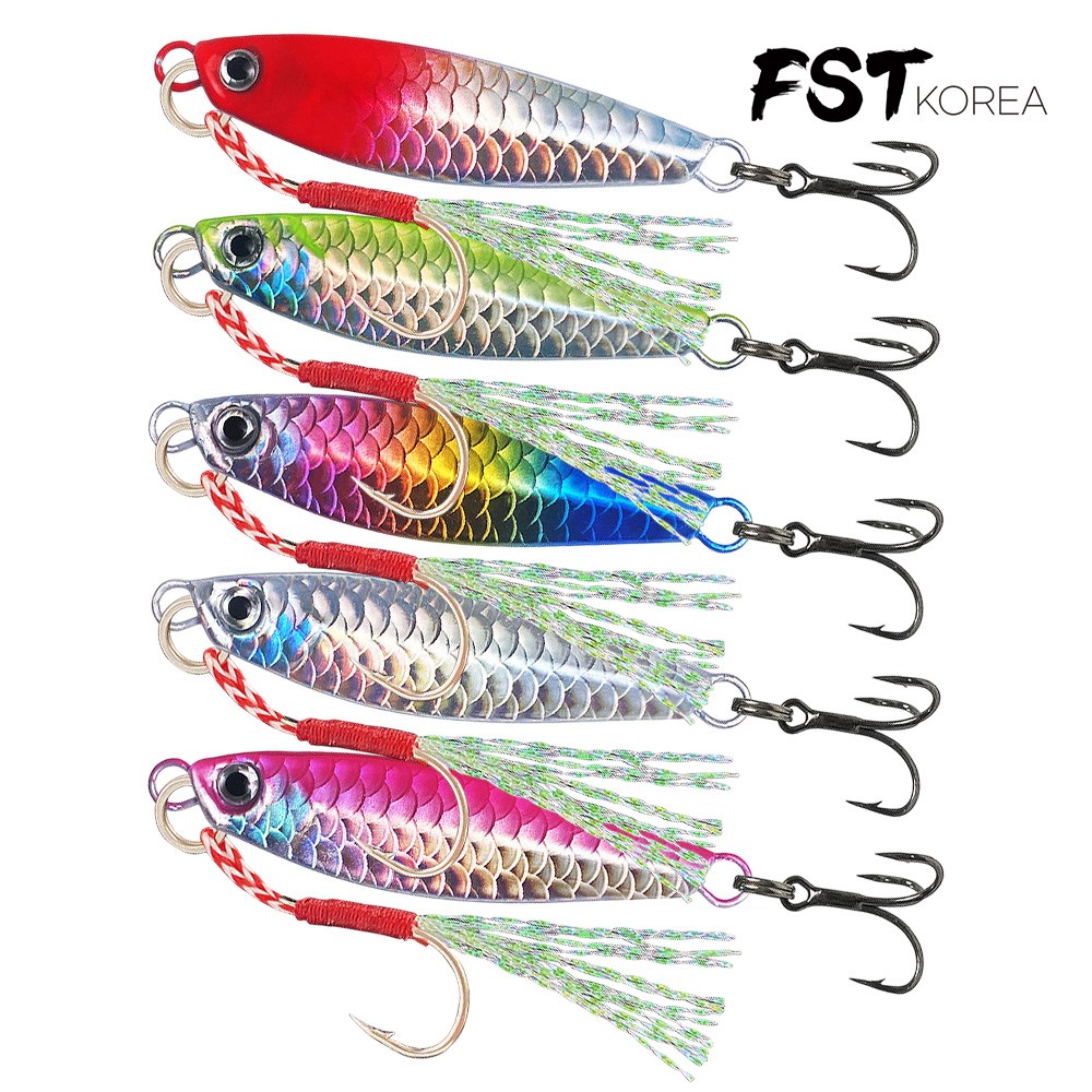 고급형 어시스트훅 리얼메탈지그 혼합 5종세트 9,880원